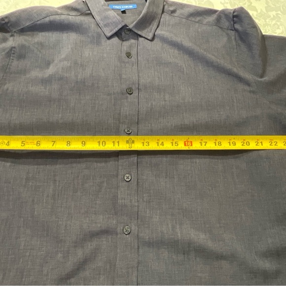 Vince Camuto Men Size XL Blue Stretch  Summer Comfort Long Sleeve Casual Shirt - Picture 6 of 8